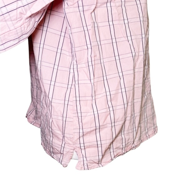 Crown & Ivy Pink Plaid Ruffle Blouse - Picture 6 of 13